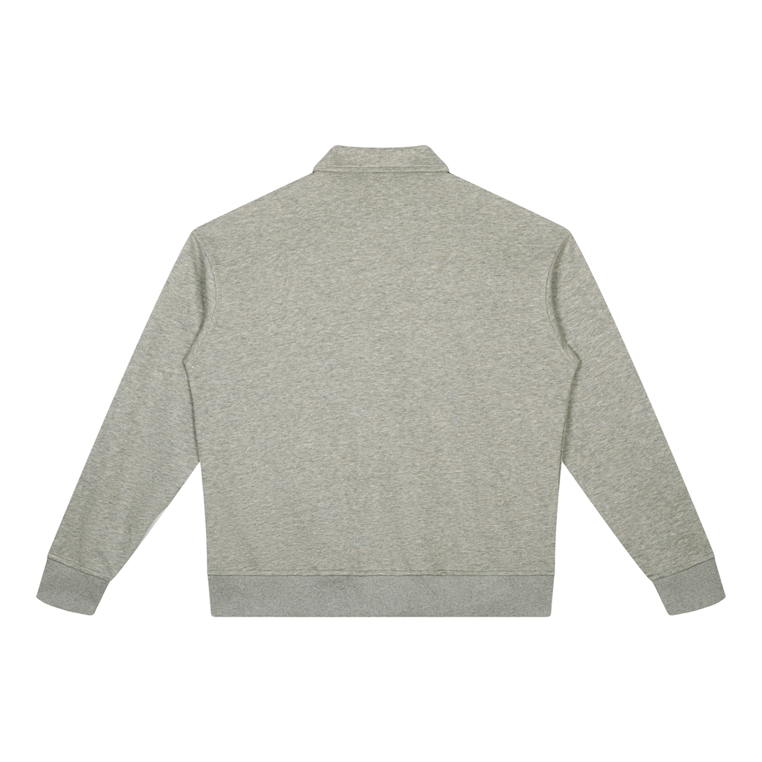 women hoddies  Boxy Quarter-Zip Sweatshirt
