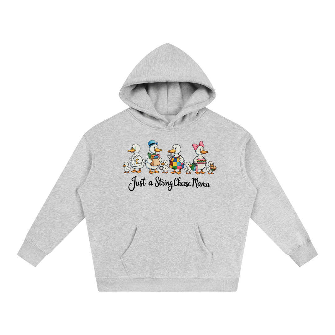 mom lover Just A String Cheese Mama Goose Family Hoodie