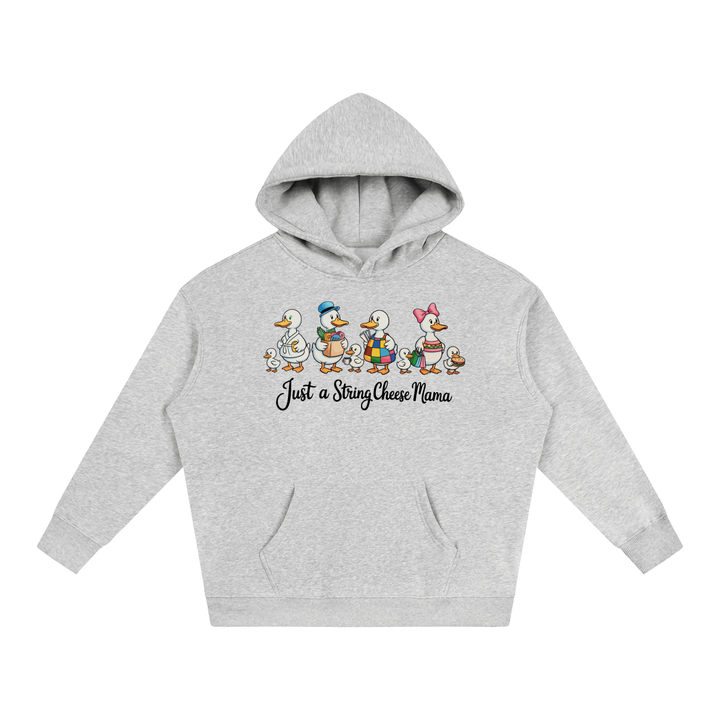 mom lover Just A String Cheese Mama Goose Family Hoodie