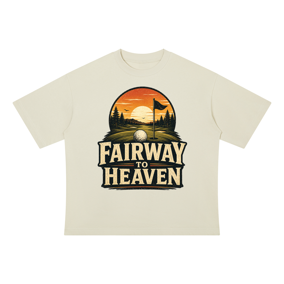 GOLF LOVER Drop Shoulder Cotton T-Shirt
