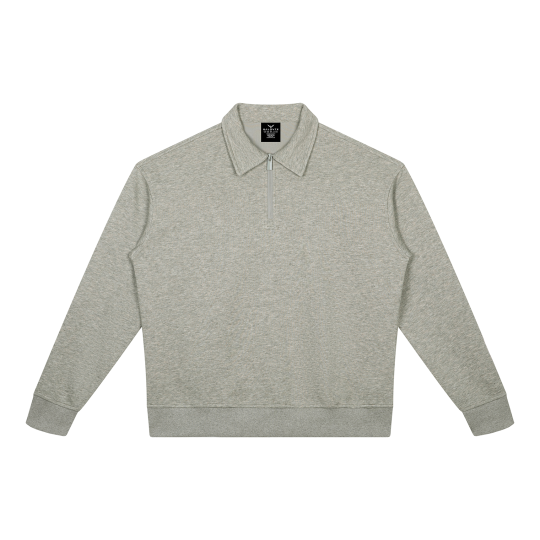 women hoddies  Boxy Quarter-Zip Sweatshirt