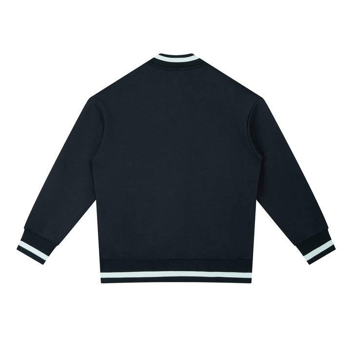 WOMEN COAT AND JACKET Contrast Piping Zip Bomber Jacket