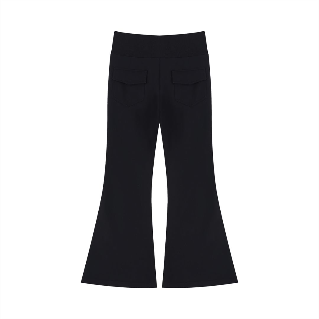 Women PENT  Drawstring Flared Leg Pants