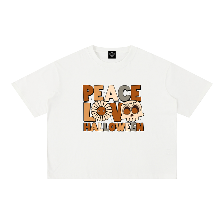 women graphic Mineral Wash Boxy Cotton T-Shirt