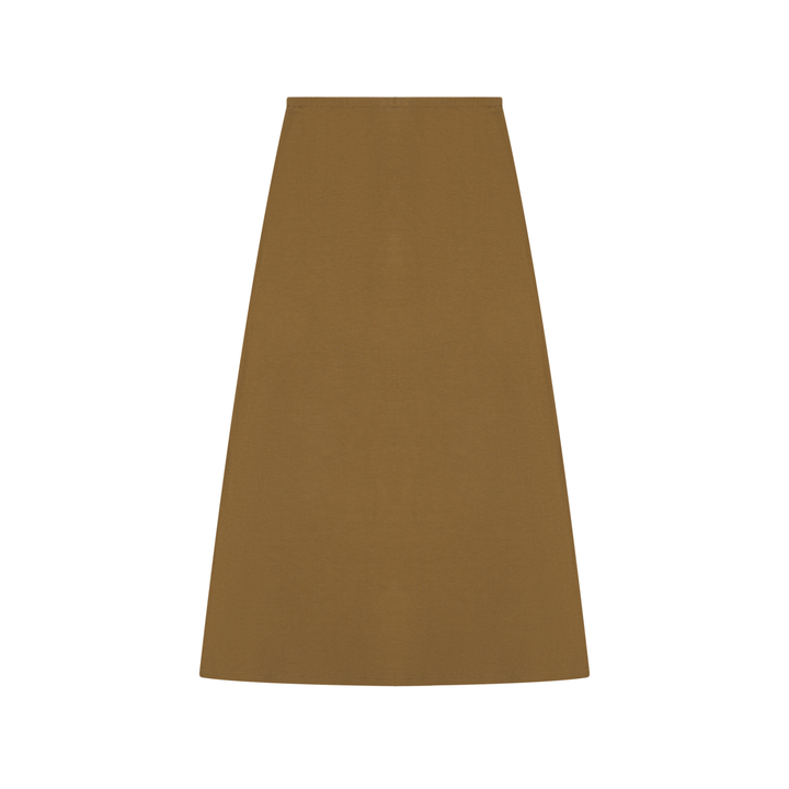 Women SKIRT Solid Color Knit Maxi Skirt