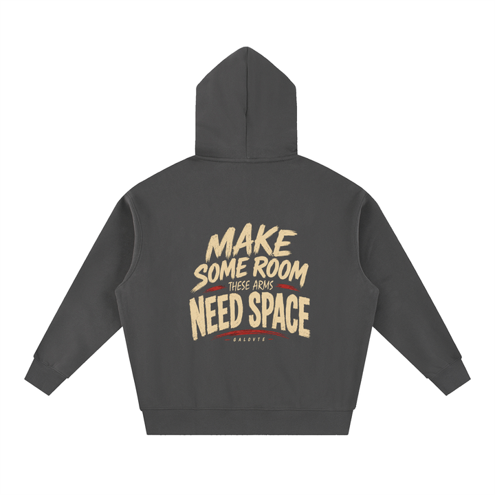 men graphics Essential Oversized Boxy Fit Fleece Hoodie