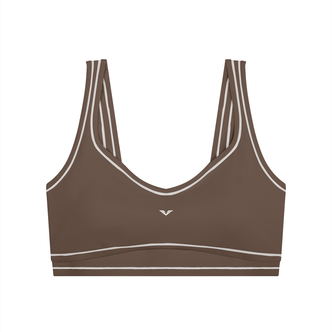 Women’s  gym wear Topstitching Yoga Sports Bra