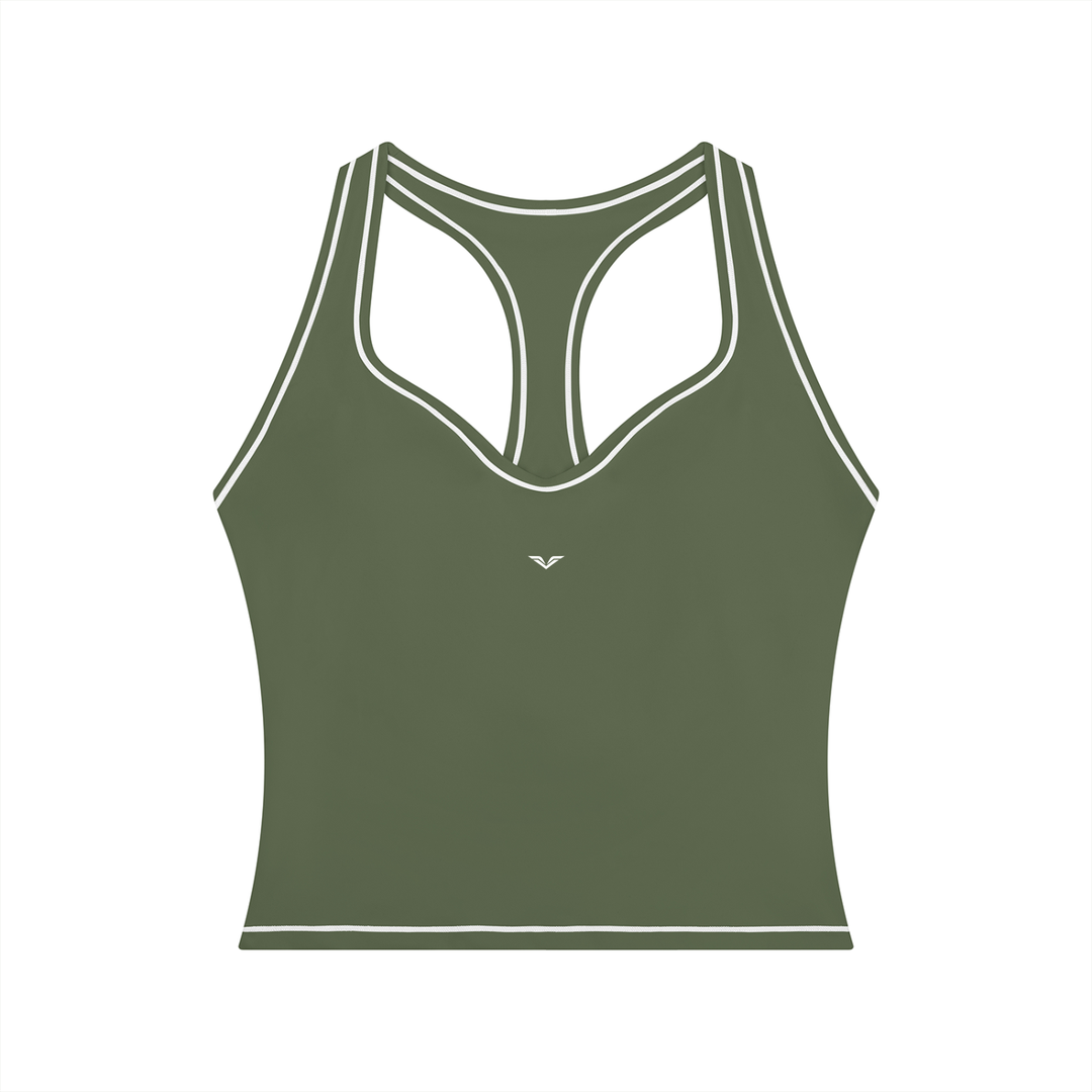 Women’s gym wear Topstitching Yoga Tank Top
