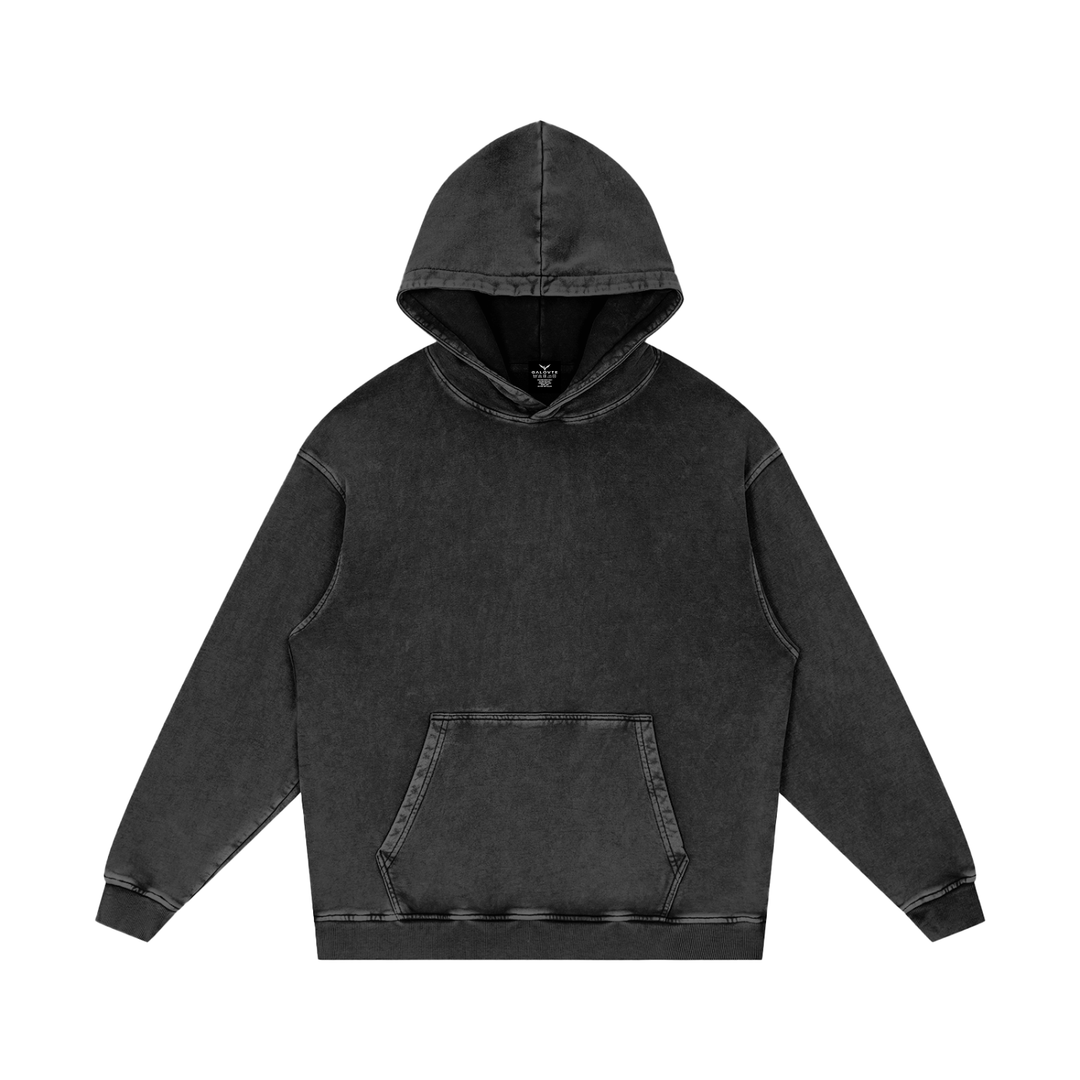 MEN HODDIES Snow Washed Loose Cotton Hoodie