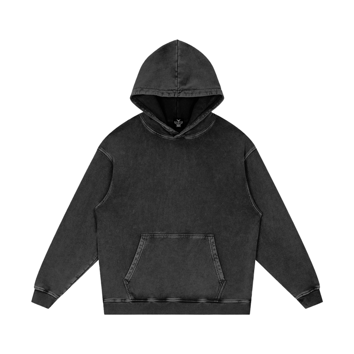 MEN HODDIES Snow Washed Loose Cotton Hoodie