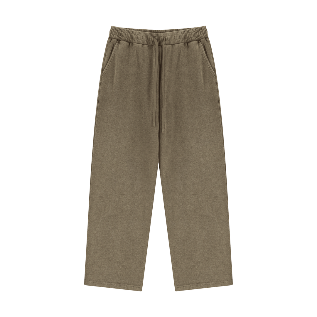 WOMEN PENT TROUSER Mineral Wash Waffle Sweatpants
