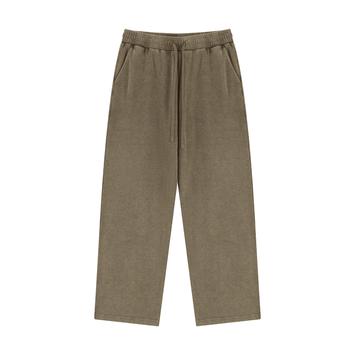 WOMEN PENT TROUSER Mineral Wash Waffle Sweatpants