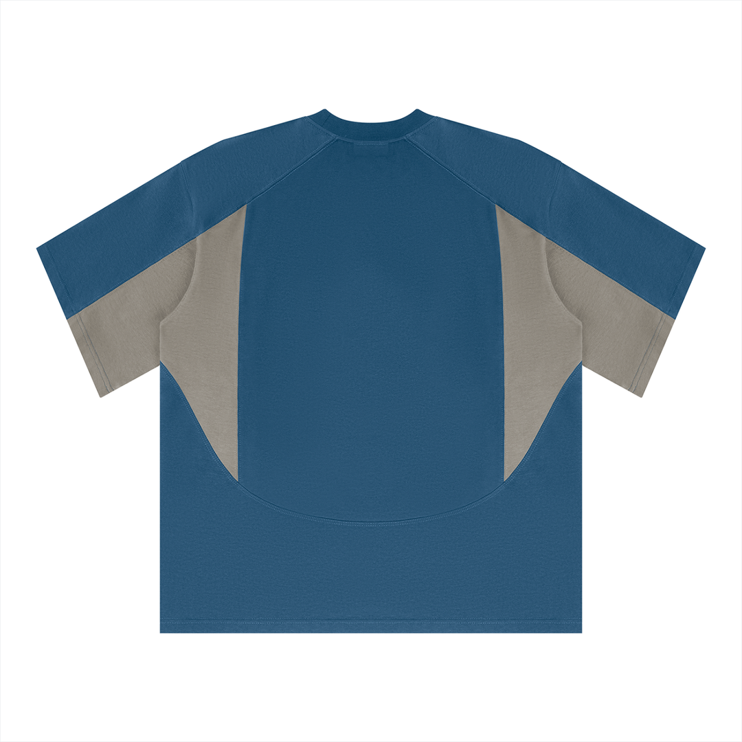 men brand Color Block Paneling T-Shirt
