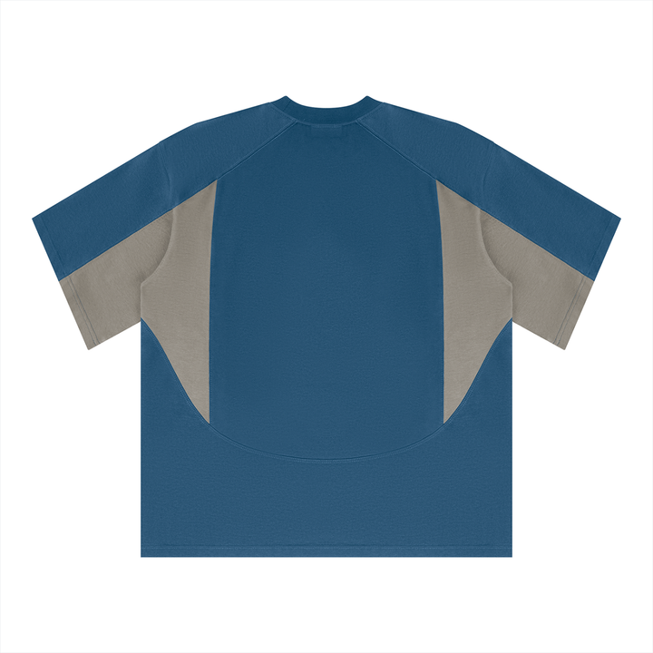 men brand Color Block Paneling T-Shirt