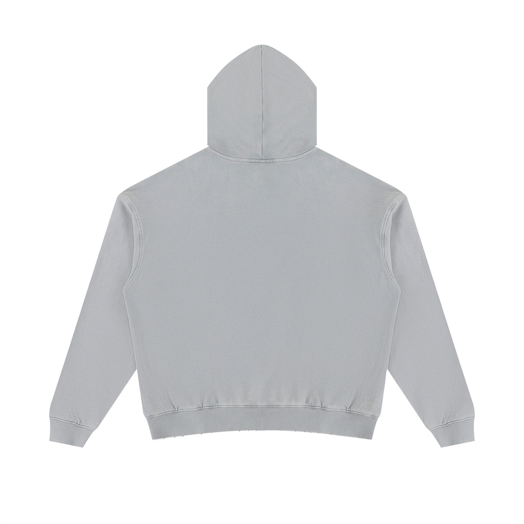WOMEN HODDIES  Mineral Wash Distressed Hoodie