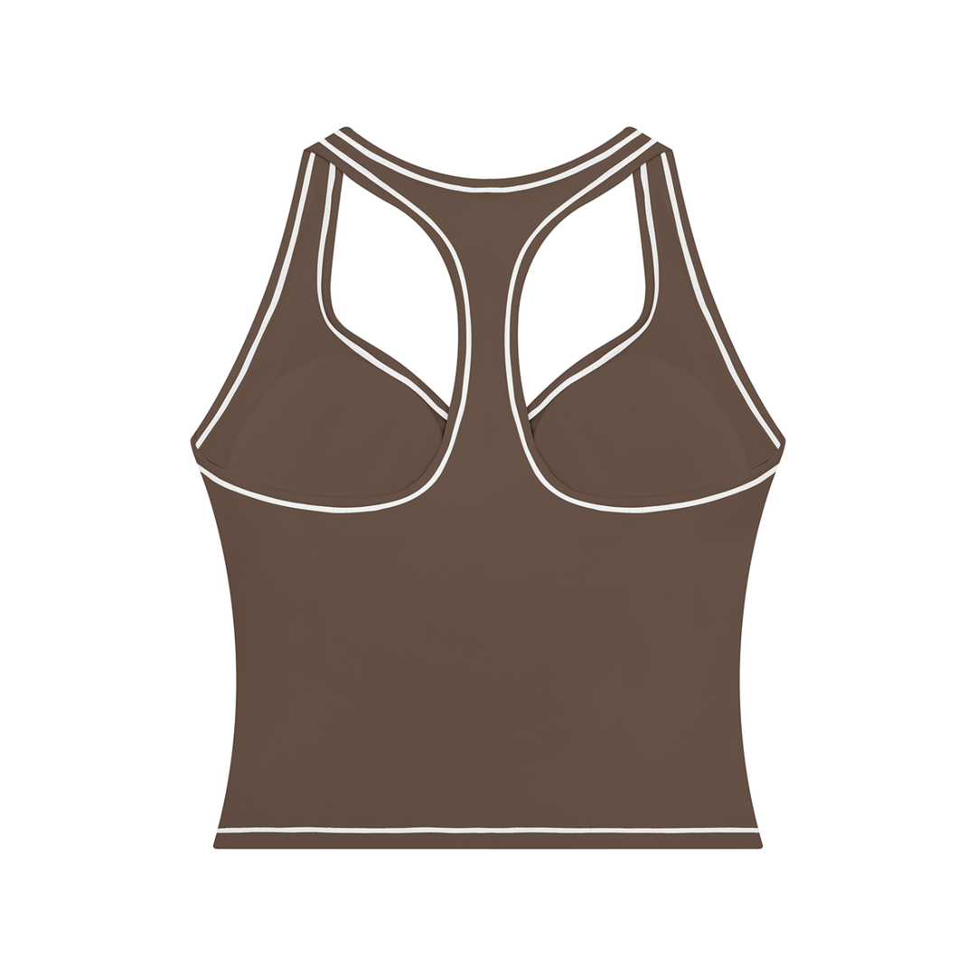 Women’s gym wear Topstitching Yoga Tank Top