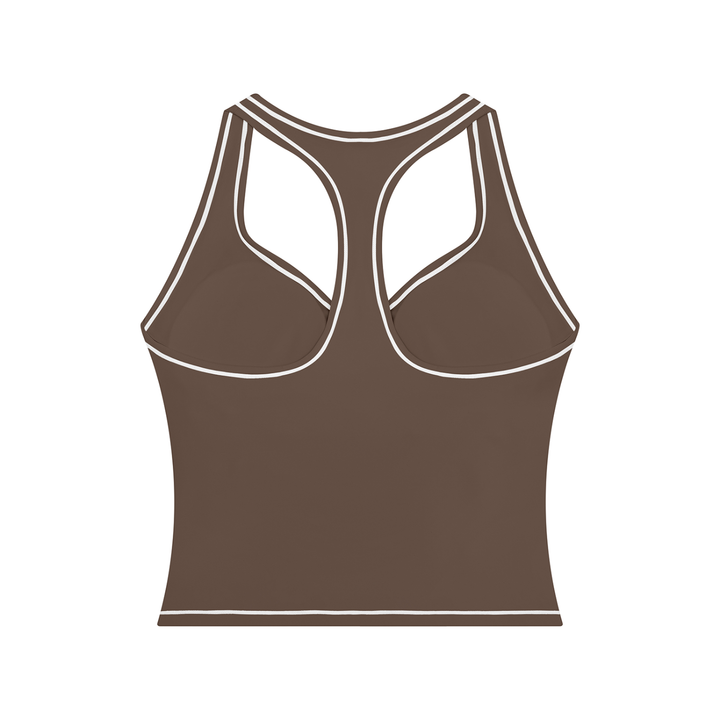 Women’s gym wear Topstitching Yoga Tank Top