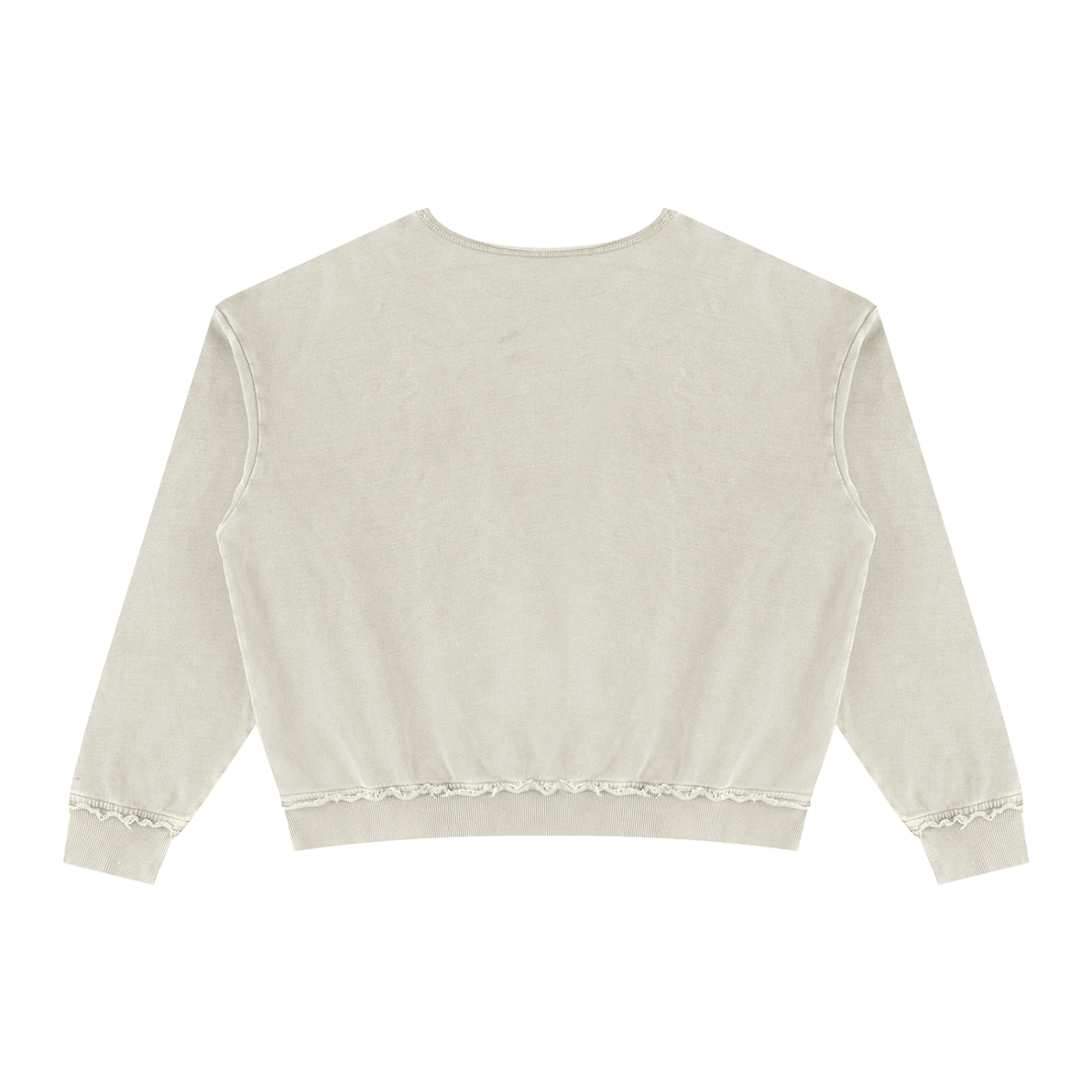 MEN HODDIES  Raw Edge Crewneck Sweatshirt