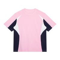 Pink with Navy Blue