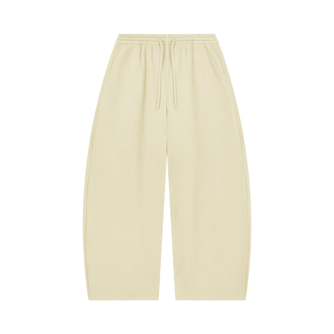WOMEN PENT Waffle Barrel Leg Pants