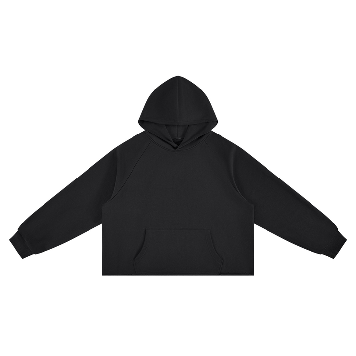 MEN hoddies  Vintage Wash Raw Edge Boxy Hoodie
