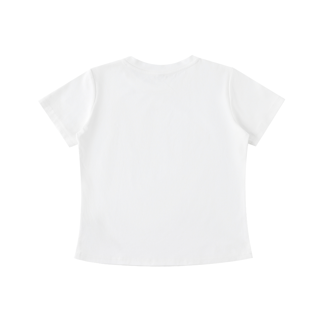 women t shirts Vintage Wash Slim Fit T-shirt