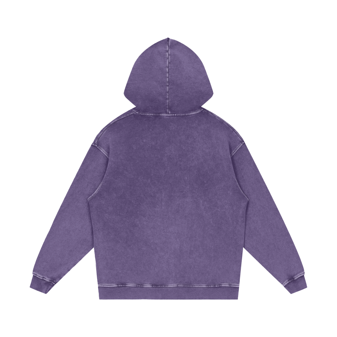 MEN HODDIES Snow Washed Loose Cotton Hoodie