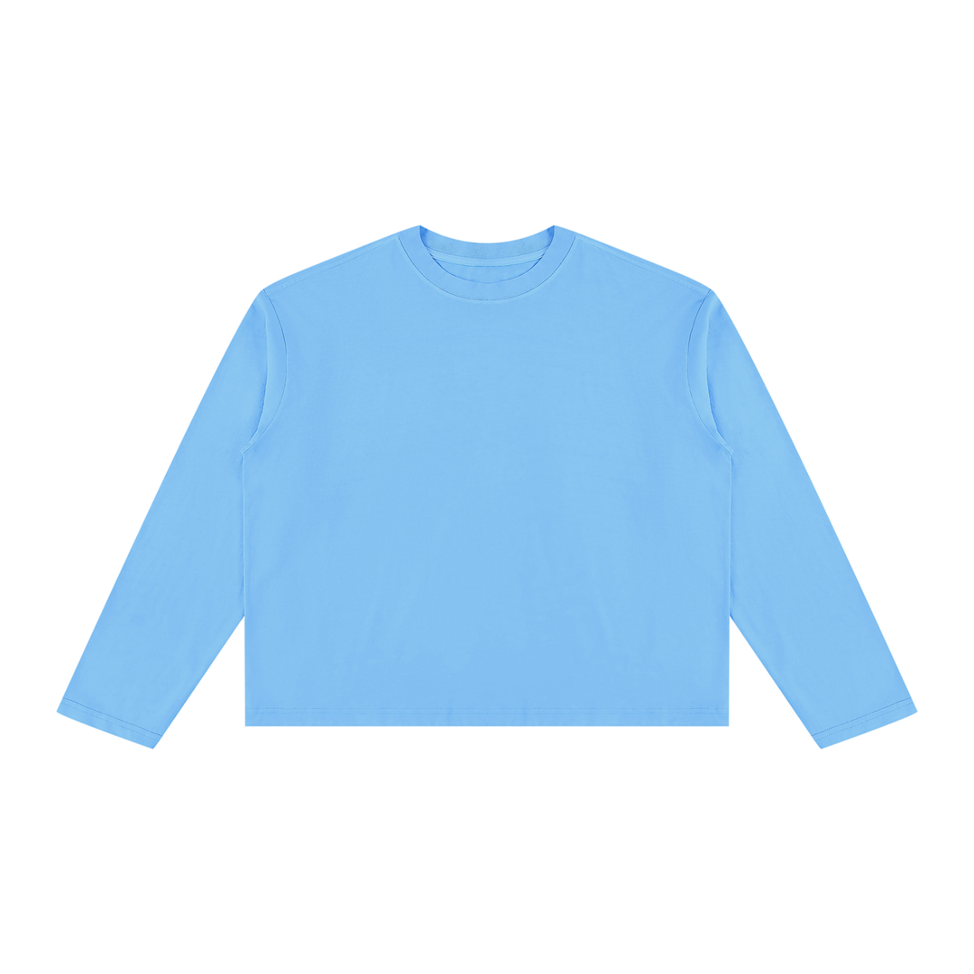 women t shirt Vintage Wash Long Sleeve Boxy T-Shirt