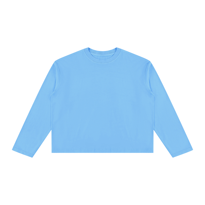 women t shirt Vintage Wash Long Sleeve Boxy T-Shirt