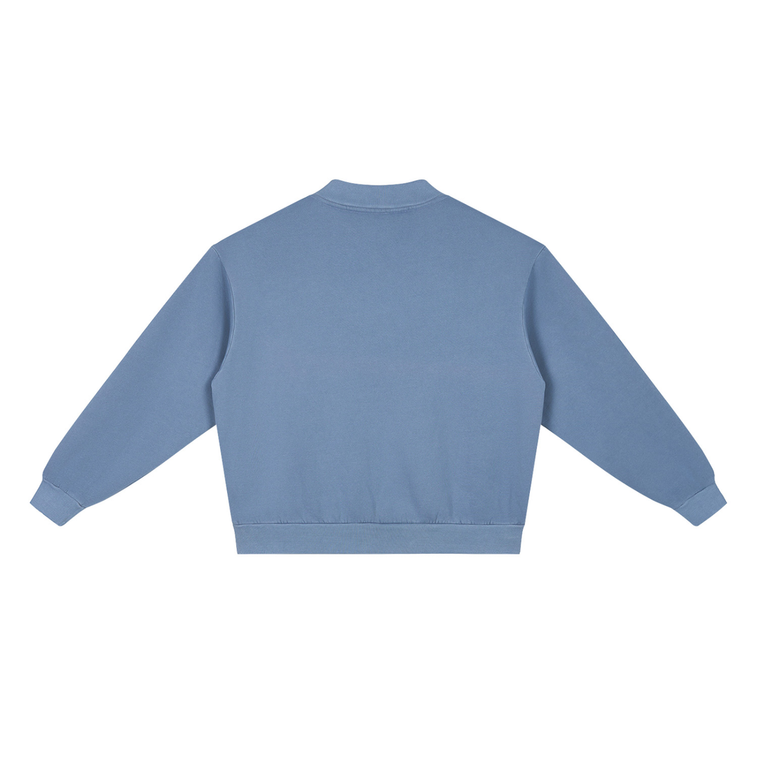 men hoddies Vintage Wash Fleece Quarter Zip Sweatshirt