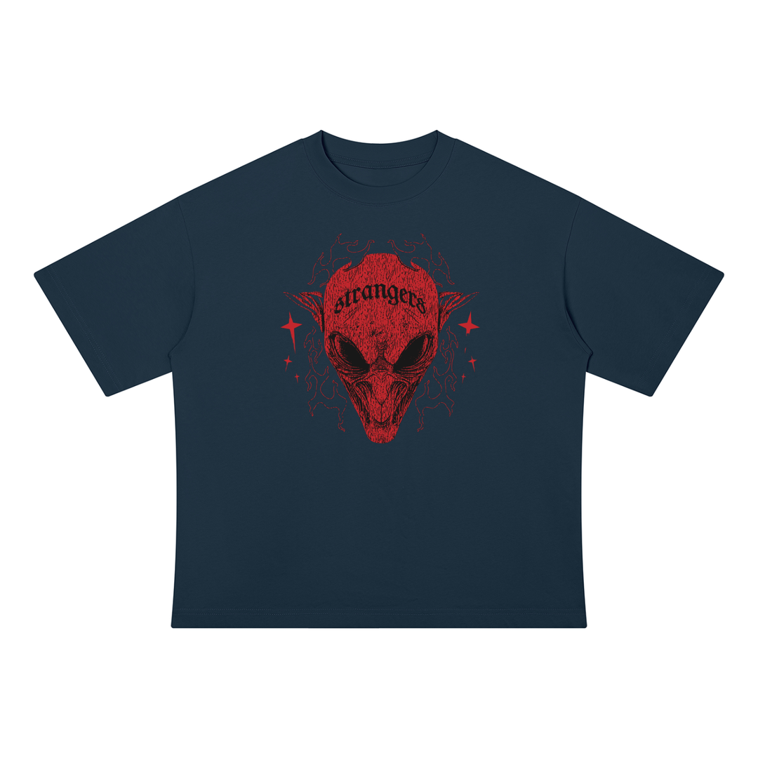 men graphic Drop Shoulder Cotton T-Shirt