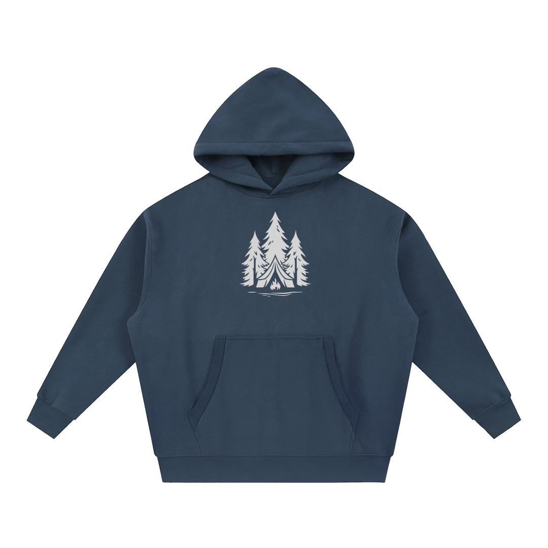 HIKING LOVER Essential Oversized Boxy Fit Fleece Hoodie