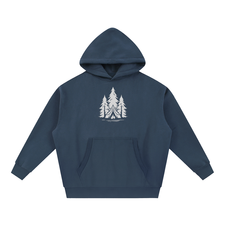 HIKING LOVER Essential Oversized Boxy Fit Fleece Hoodie