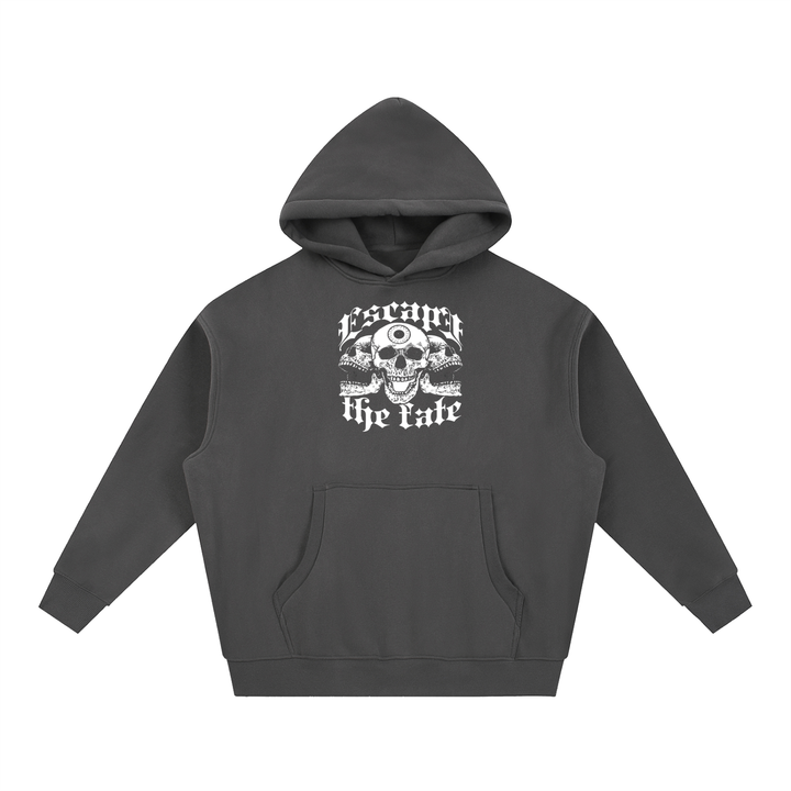 men graphic Essential Oversized Boxy Fit Fleece Hoodie