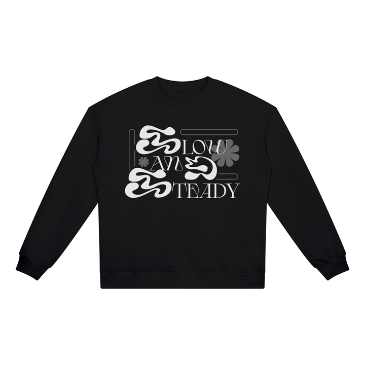 men graphic Heavyweight Crewneck Sweatshirt