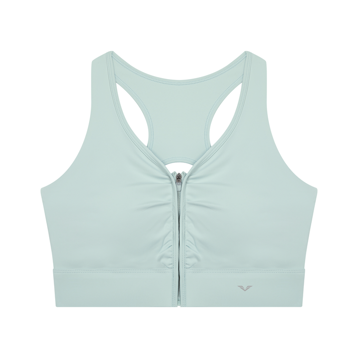 Women’s  gym wear Cropped Zip Yoga Sports Bra