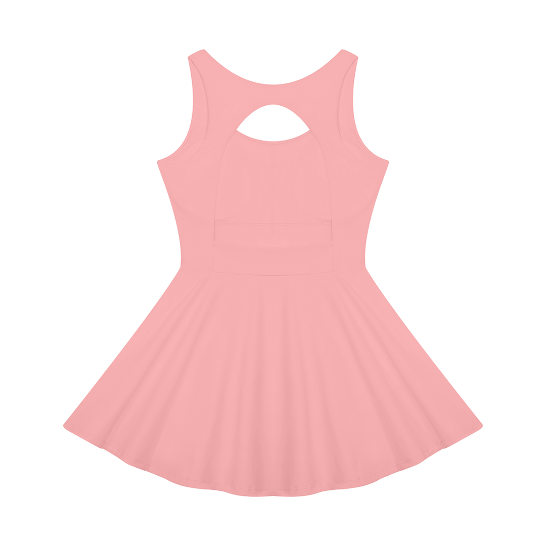 Women’s gym wear Open-Back Tennis Dress