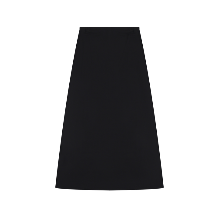 Women SKIRT Solid Color Knit Maxi Skirt