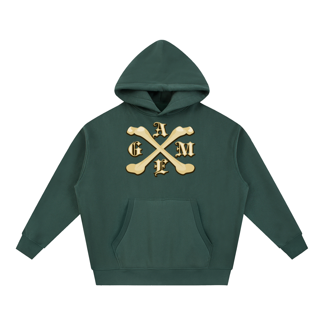 MEN GRAPHIC Oversized Boxy Fit Fleece Hoodie