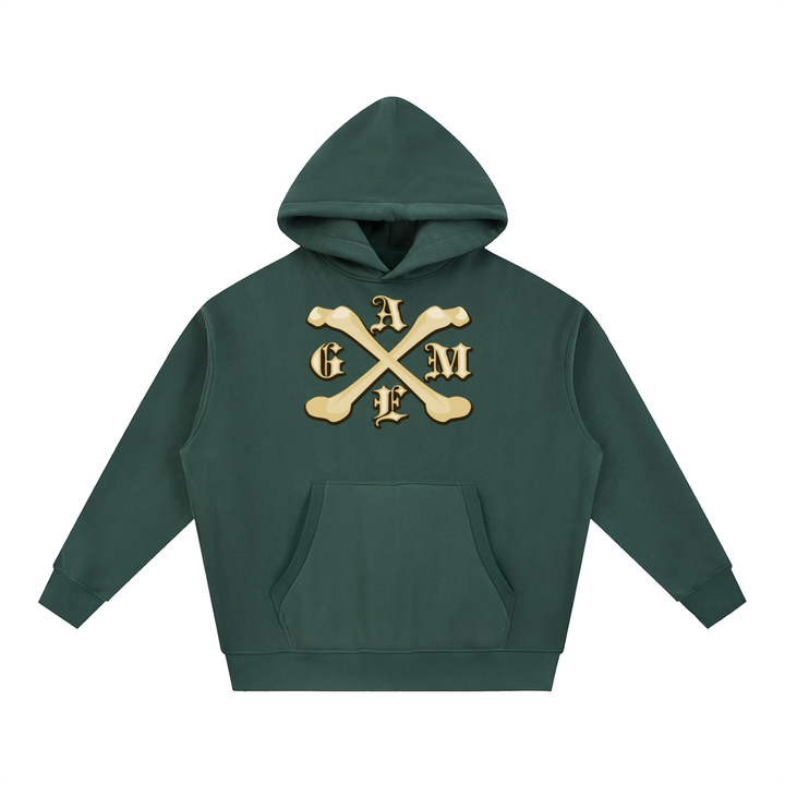 MEN GRAPHIC Oversized Boxy Fit Fleece Hoodie