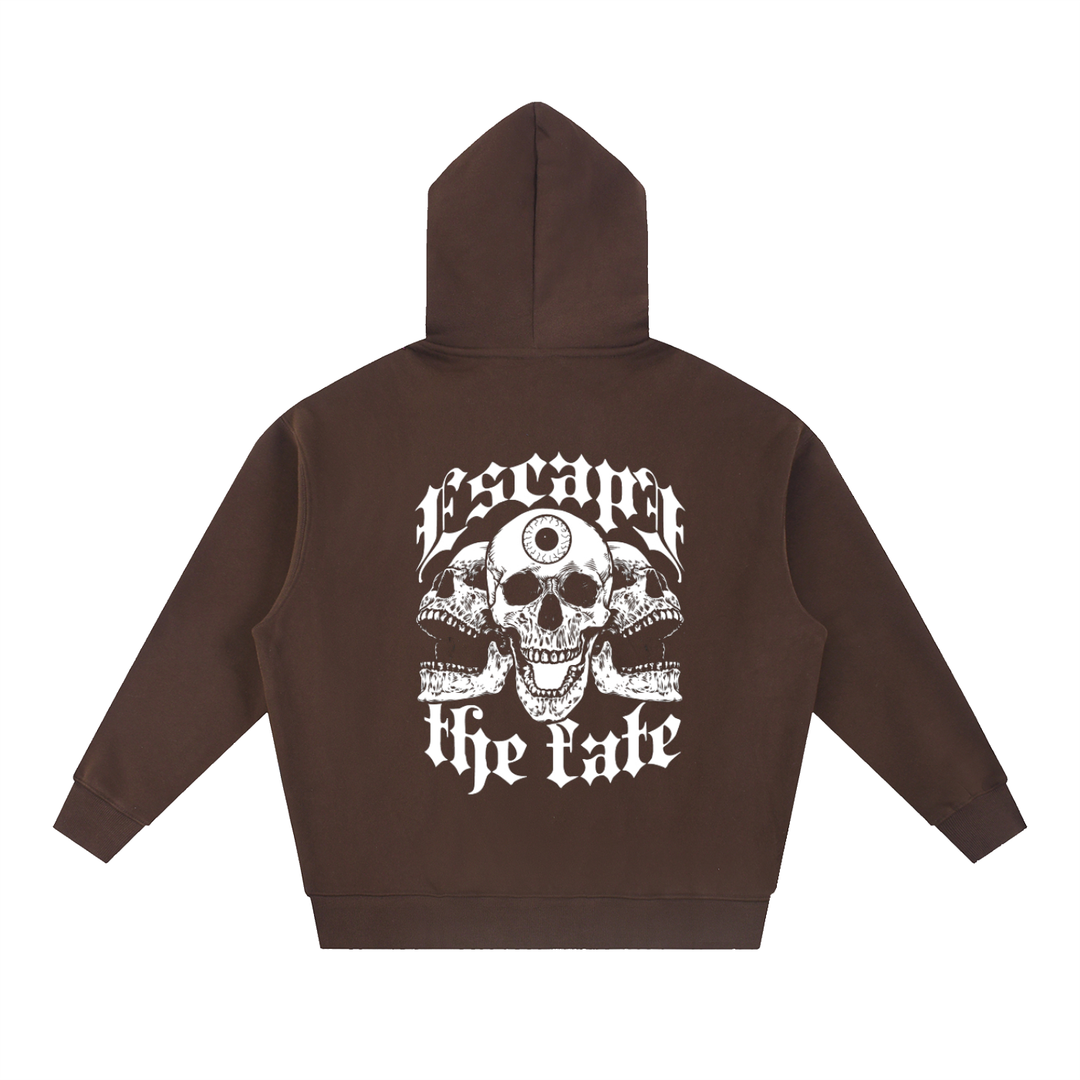 men graphic Essential Oversized Boxy Fit Fleece Hoodie