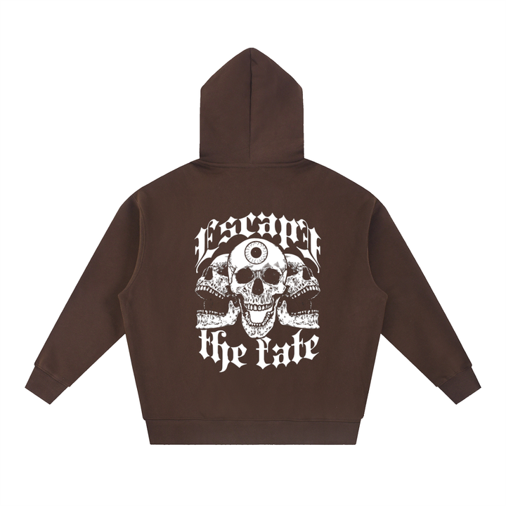 men graphic Essential Oversized Boxy Fit Fleece Hoodie