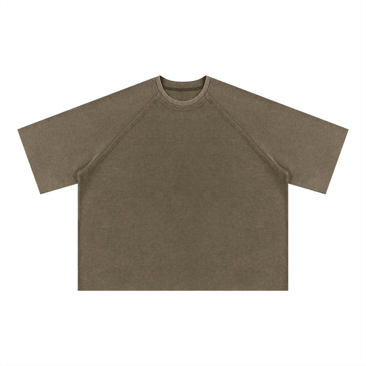 men t shirt Unisex Mineral Wash Boxy Waffle T-Shirt