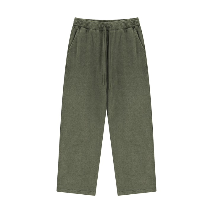WOMEN PENT TROUSER Mineral Wash Waffle Sweatpants