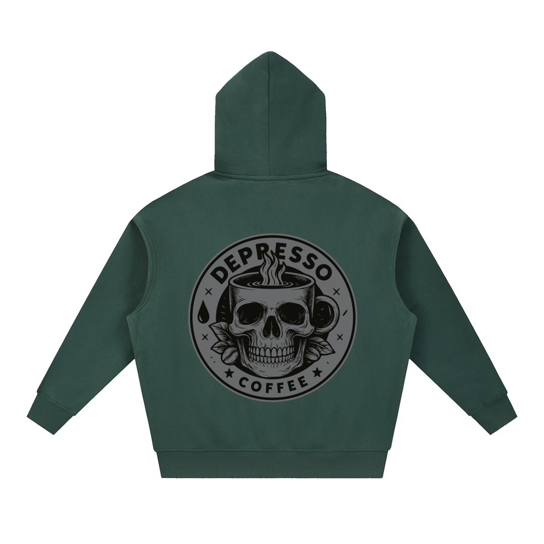 men graphic Oversized Boxy Fit Fleece Hoodie