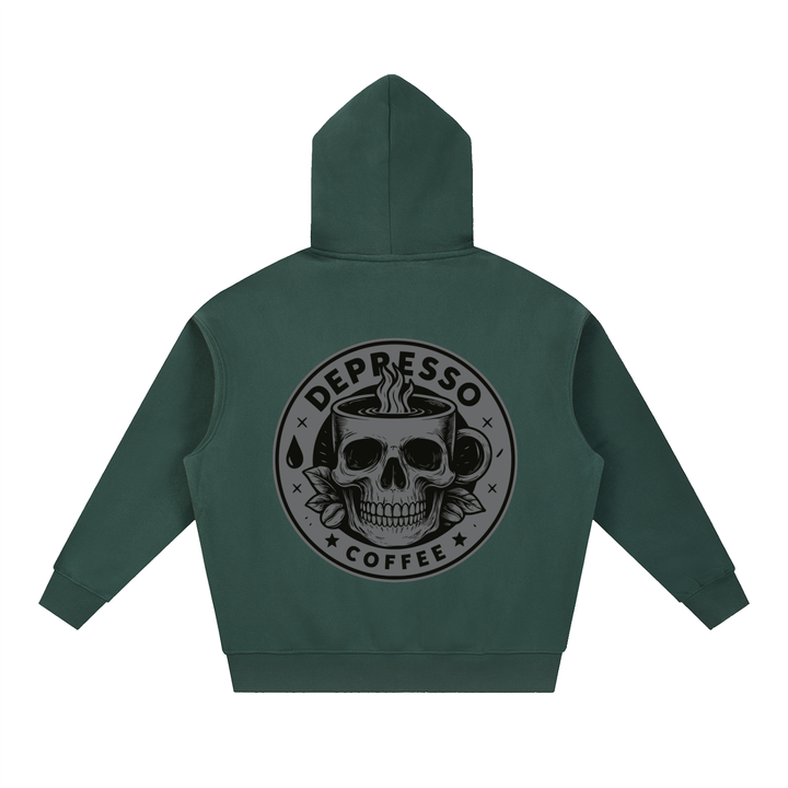 men graphic Oversized Boxy Fit Fleece Hoodie