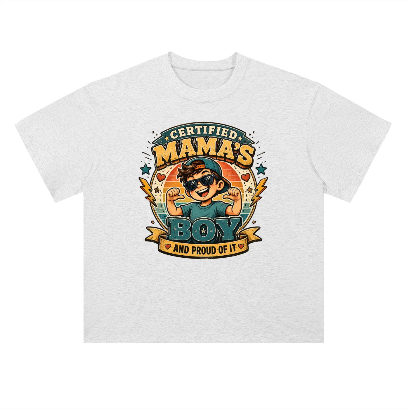 mom lover Heavyweight Drop Shoulder Cotton T-Shirt