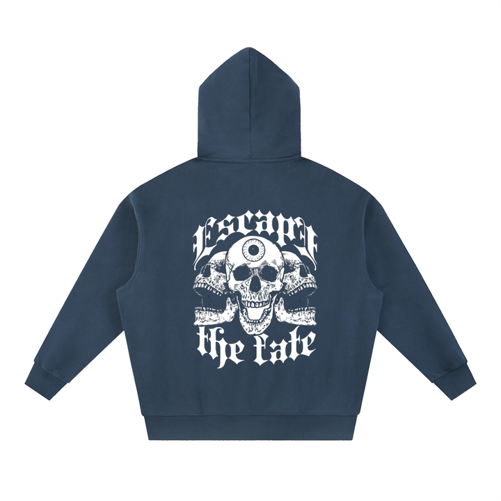 men graphic Essential Oversized Boxy Fit Fleece Hoodie
