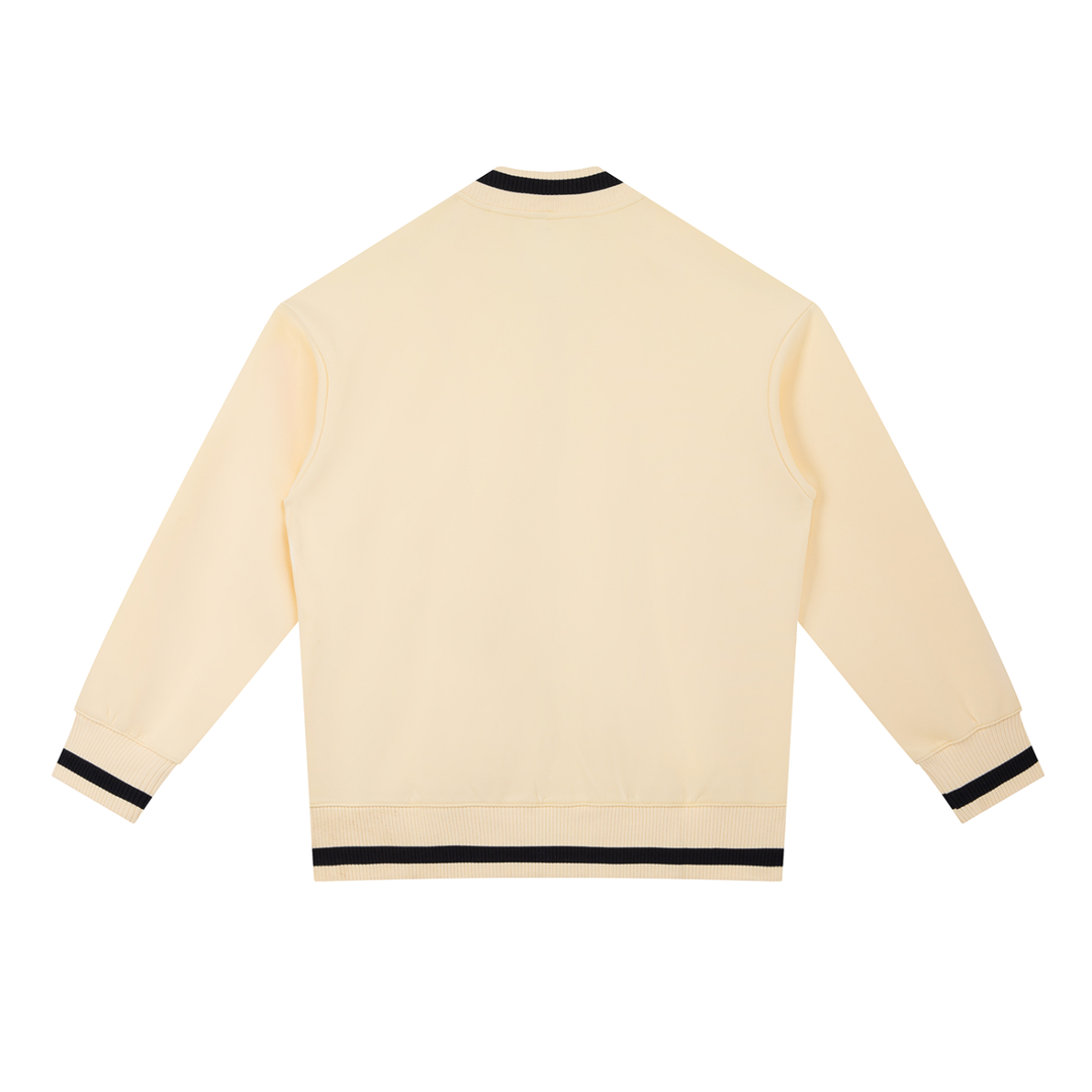 WOMEN COAT AND JACKET Contrast Piping Zip Bomber Jacket