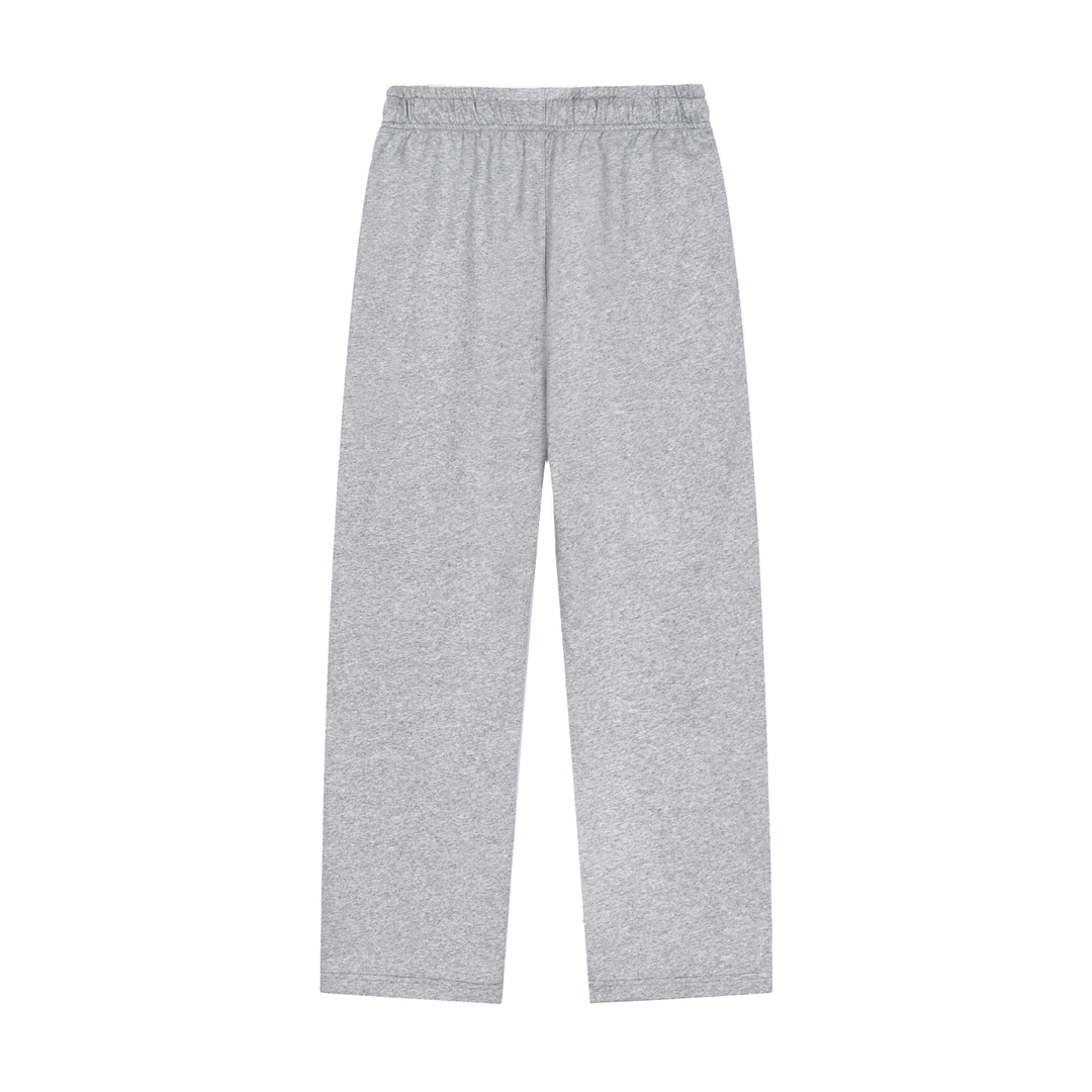 WOMEN PENT Solid Color Straight-Leg Sweatpants